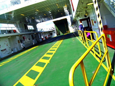 LOCH SHIRA (2007) Car Deck - Cumbrae to Largs