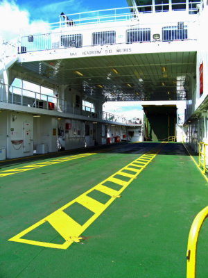 LOCH SHIRA (2007) Car Deck - Cumbrae to Largs