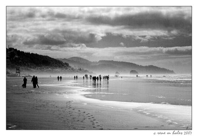 A Stroll on Cannon Beach