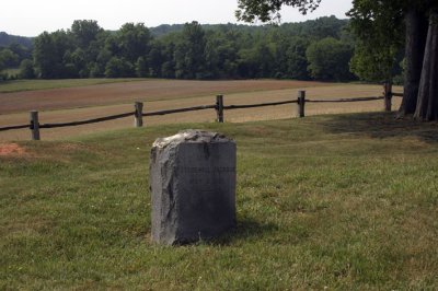 Gravesite of Gen. Stonewall Jackson's Arm