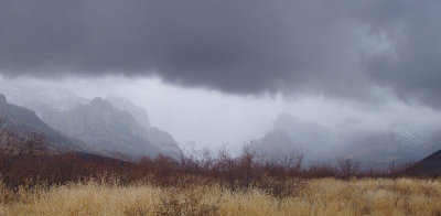 Snowstorm over the Chiricahua Mtns   *** Click on Original Size below for best view of panorama shots ***