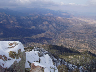 View to the north from summit