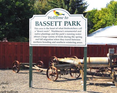 new Bassett Park sign