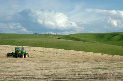 Tractor and Field