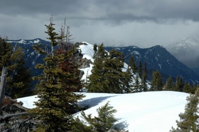 North Summit with Polallie Ridge in Background