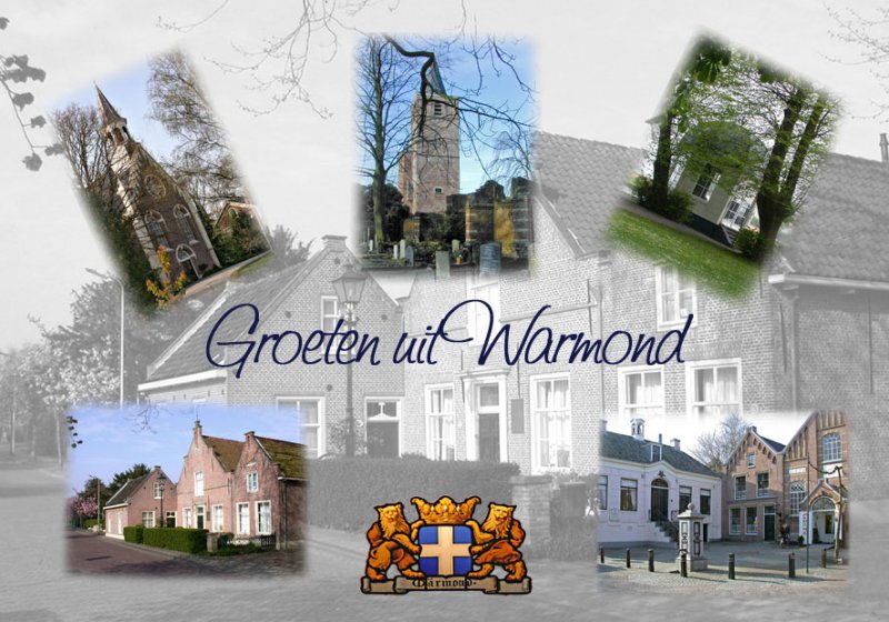 Picture postcard of Warmond