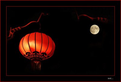 Lantern & moon