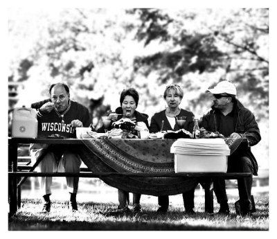 Picnic before a game