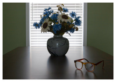 Flowers and glasses
