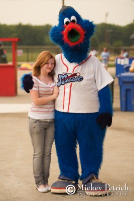 Kazoo and his daughter on her birthday