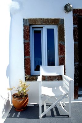 Santorini - Chair and Window