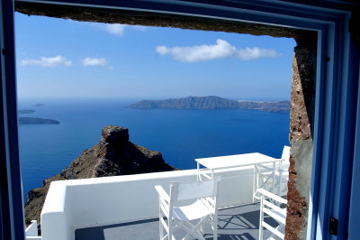 Santorini - Room with a view, repeated