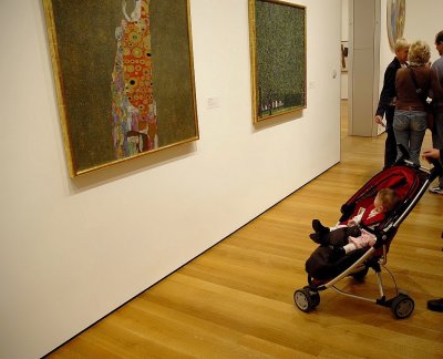 Catherine at MoMA - Art appreciating Art
