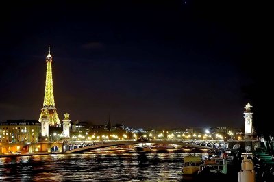 Tour Eiffel et Pont Alexandre III
