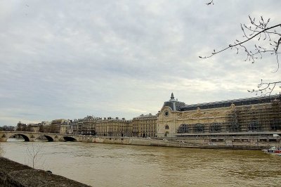 Musee D'Orsay view from the Right Bank