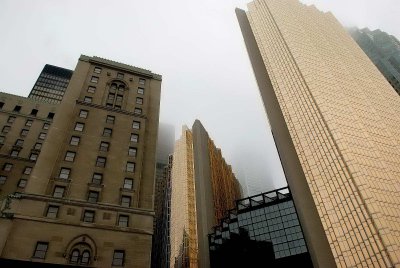 Towers in the mist