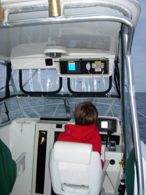 Nick Home at the Helm