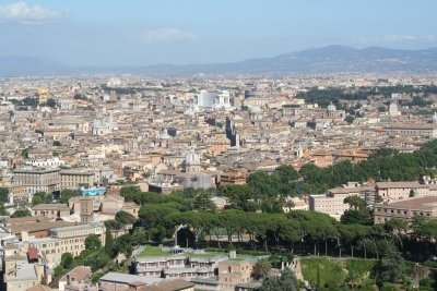 Rome - view from top of St. Peters