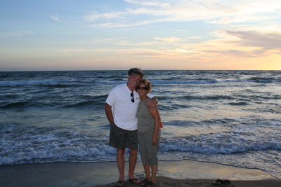 Sean  Debbie  local beach