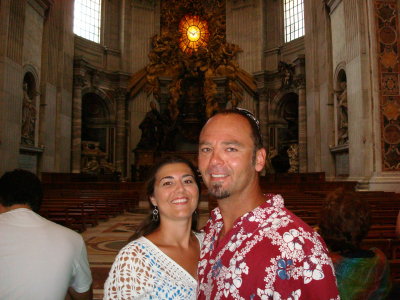 Rob  Tamra - inside St. Peters.jpg