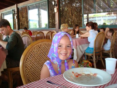 Nice hat Haley