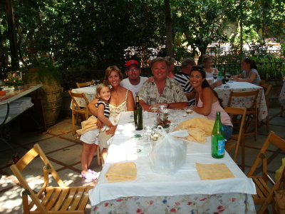 Having lunch in Sorrento