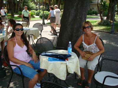 Taking a break in Sorrento