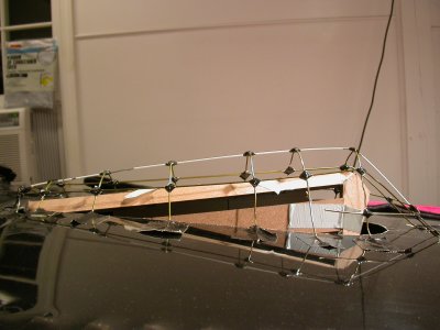 Wire frame model of hood bubble 1.