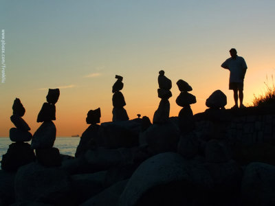 Rock Balancing Art