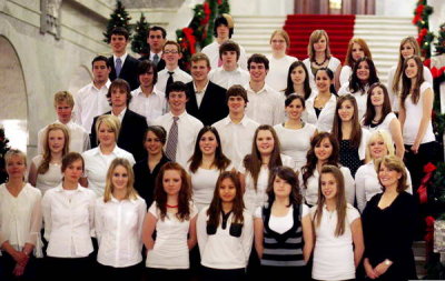 2006_12_01 Magrath Choir at Legislature