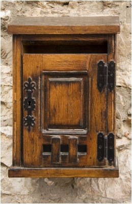 Oak Letterbox