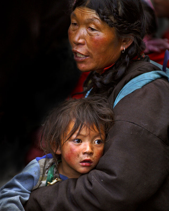 Mother and child.