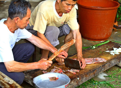 3255 Pickled fish, a Kam traditional food.  ***Explanation***