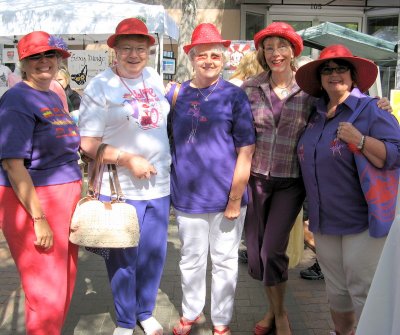 Red Hat Society Ladies