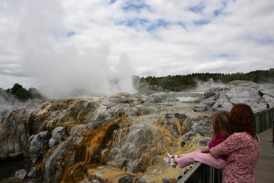 Rotorua City Te Puia geysers OZ9W6200