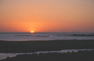 Saltholm sunrise and Barsebaeck