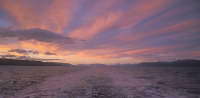 Beagle Channel sunset