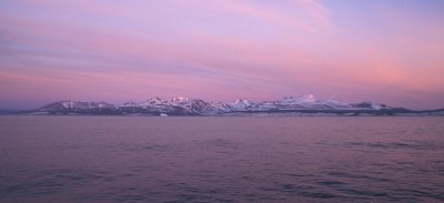 Blosseville coast sunset 1