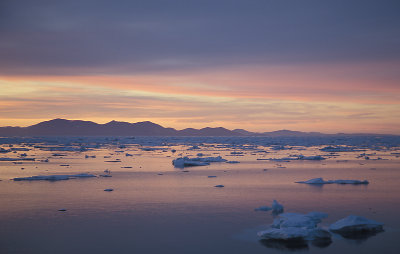 East Greenland pack ice sky 2