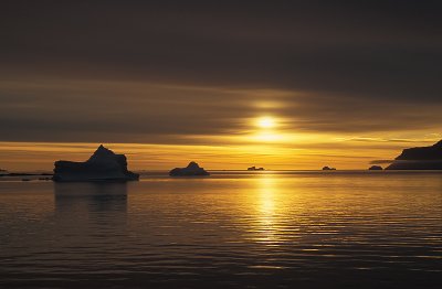 Iceberg in sunrise East Greenland 5