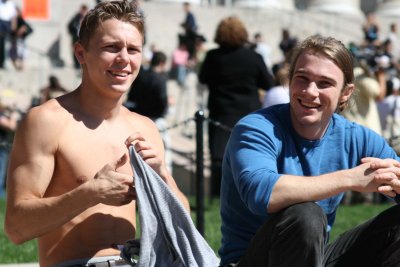 boys having fun