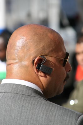 Man in the ear
