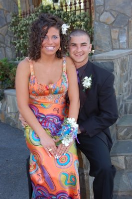 Ocean Tate and Her date for the 2007 Mount Airy High Prom