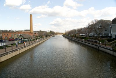 Fairport Canal Bridge View of Erie Canal
