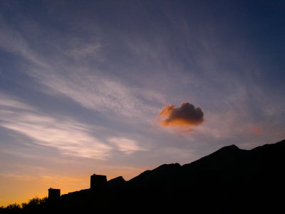 Red Cloud at Sunset., Tucson AZ