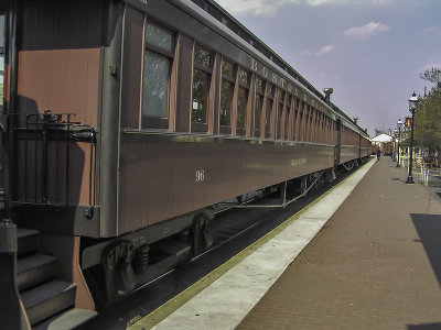 The Strasburg tourist railroad uses these restored Boston and Maine coaches to carry passengers