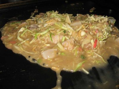 Monjayaki - after