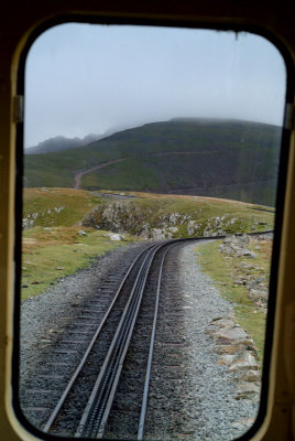 View from the mountain train