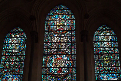 Stained glass windows of Temple Church