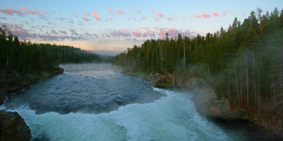 Before Sunrise - toward the falls at Grand Canyon